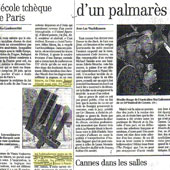 Article paru dans "Le Figaro"